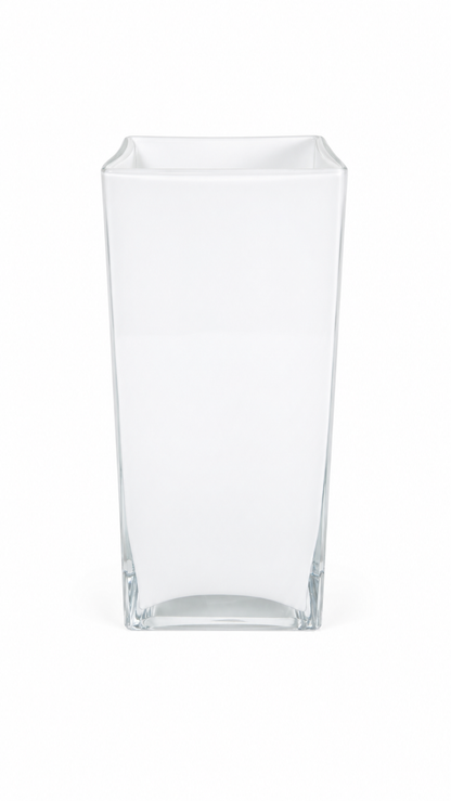 Vaso vetro bianco medio