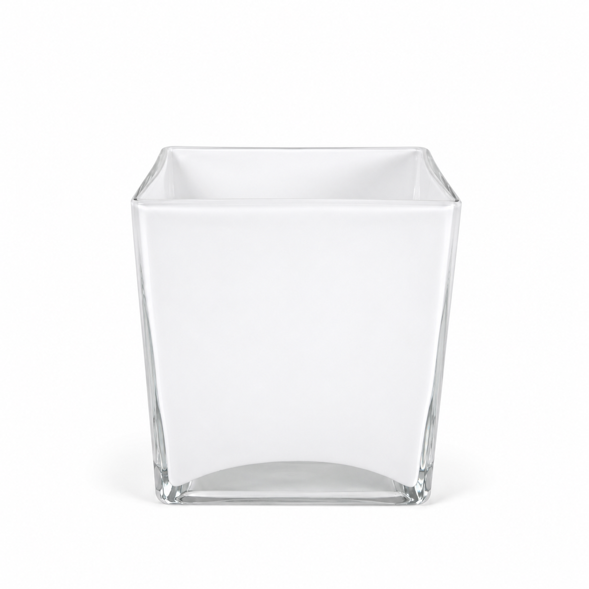 Vaso vetro bianco piccolo