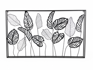 Quadro Decorativo in Metallo Nero