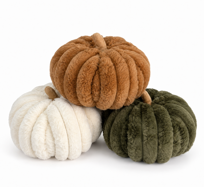 Set tre cuscini zucche