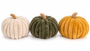 Set tre cuscini zucche