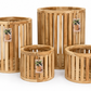 Set 4 elementi d'arredo multiuso in legno Teak