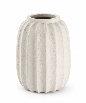 Vaso Decorativo in Resina Bianco