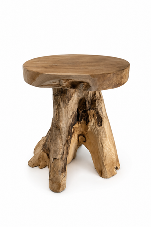 Tavolino / Sgabello in Teak Massello Naturale